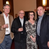 Live Performance Australia President Andrew Kay and Chief Executive Evelyn Richardson with John Scandrett and Rob Robertson