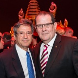 John Frost OAM with QPAC Chief Executive John Kotzas