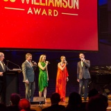 Performing on the night - Tom Burlinson, Lisa McCune, Todd McKenney and